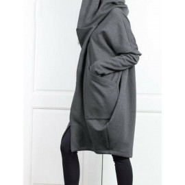 Plus Size Women'S Hooded Zip-Up Jacket - Long Sleeve Two-Piece look with Front Pockets, Olive Green, Non-Stretch Fabric for Fall/Winter, Layering Essential Outerwear for Everyday & Formal Outfits, Winter Hooded Jacket, Casual Winter Wear, Durable Winter Wear, Fall Fashion, Stylish Hoodie, Quality Stitching, Outerwear Piece, Fashion Lovers